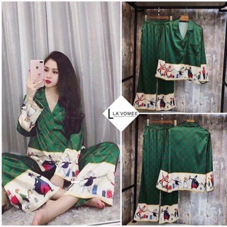 Đồ bộ lụa satin xịn đét