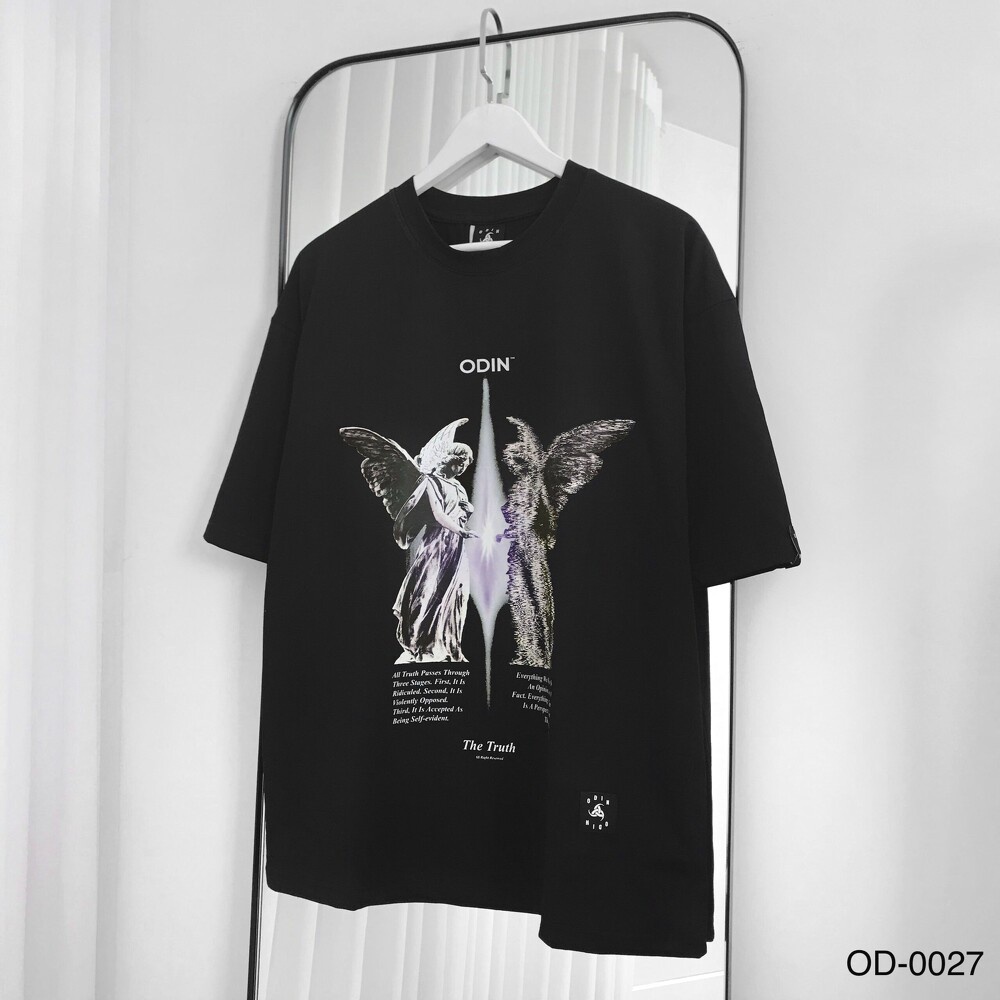 Áo thun Oversize The Truth , áo phông cotton nam nữ unisex, ODIN CLOTHING