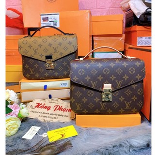 Túi xách nữ. Túi Lv cặp mestit hàng vip da thật. Ảnh tự chụp