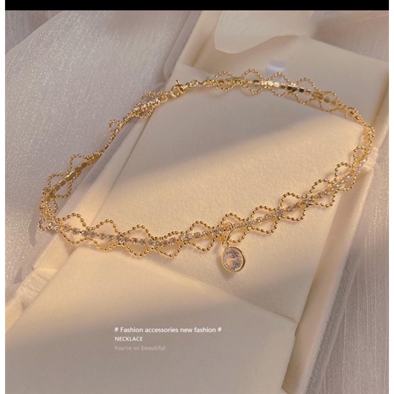 Choker - vòng cổ đá ngọc sang chảnh dự tiệc nhiều mẫu