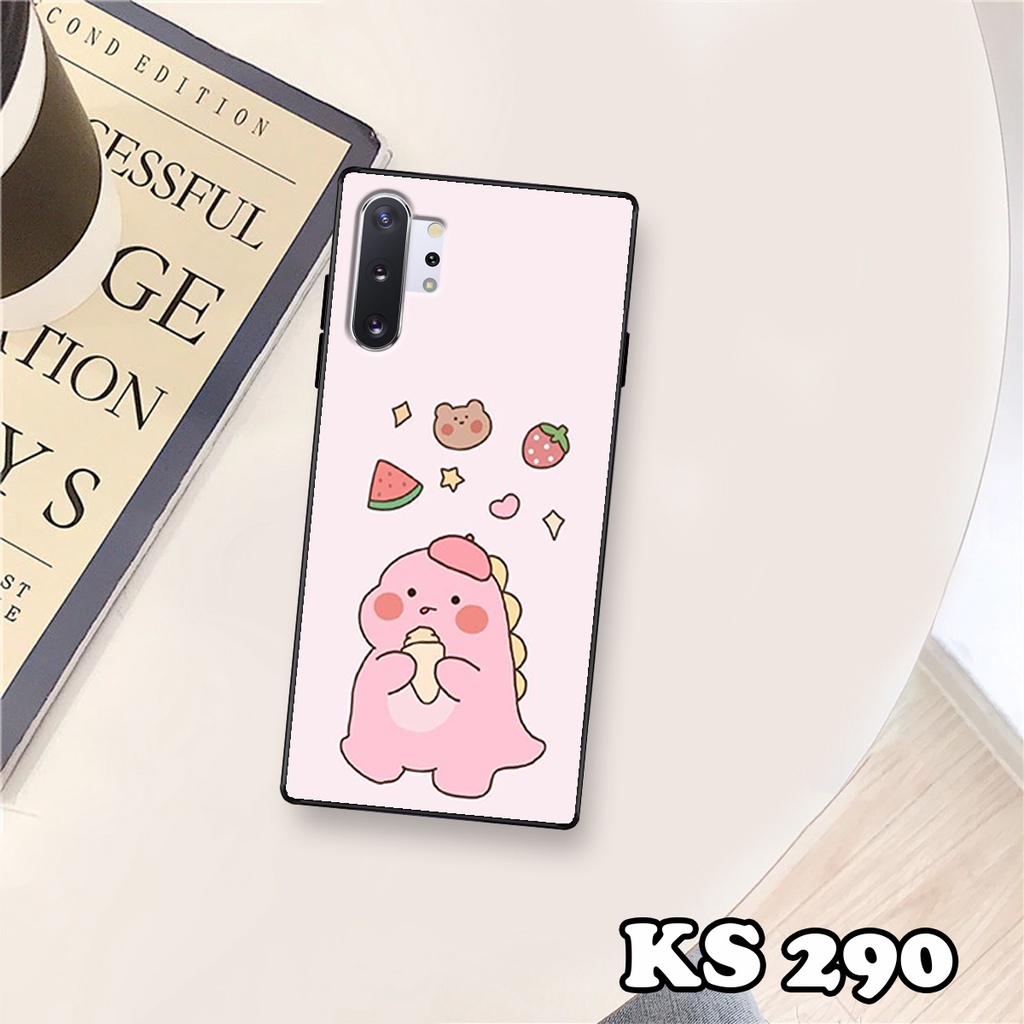 Ốp lưng Samsung Note 10 - Samsung Note 10 Plus - Samsung Note 10 Lite - Ốp in hình khủng long DinoCute - Chất liệu TPU