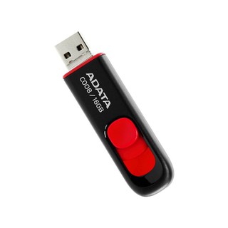 USB Adata C008 - 16GB (Đen đỏ)