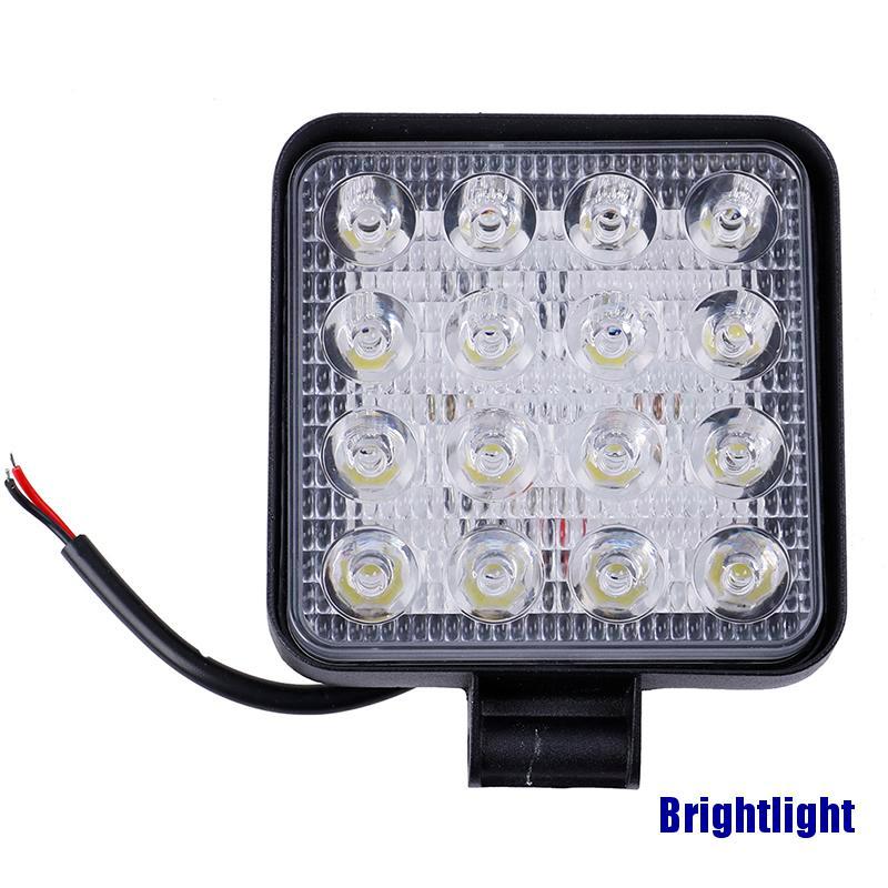 Đèn Pha Led 4 Inch 48w 12v 24v Hình Vuông Chuyên Dụng Cho Xe Tải