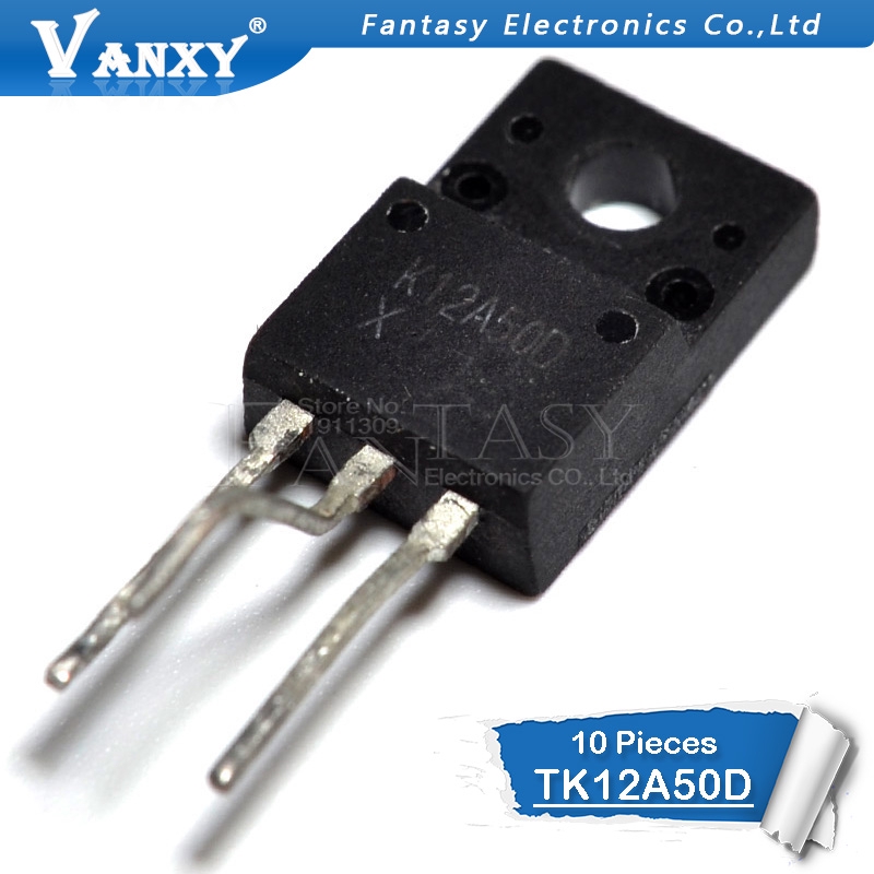 Set 10 Linh Kiện Điện Tử Tk12A50D To-220F K12A50D To-220 Tk12A50 To220