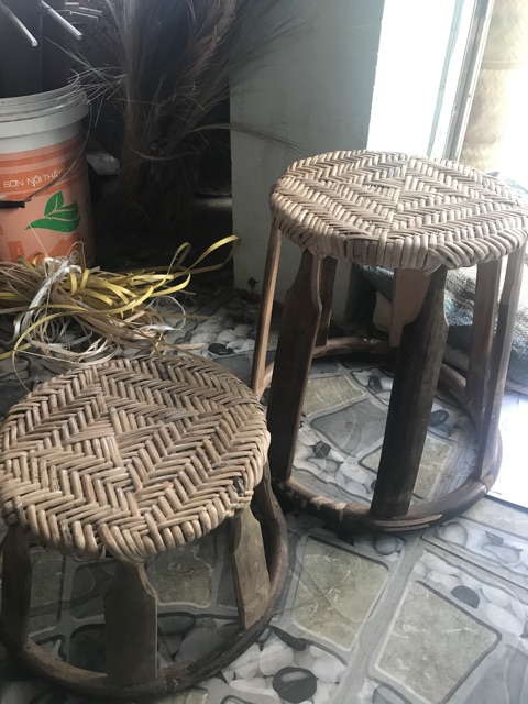 Ghế mây đan thủ công