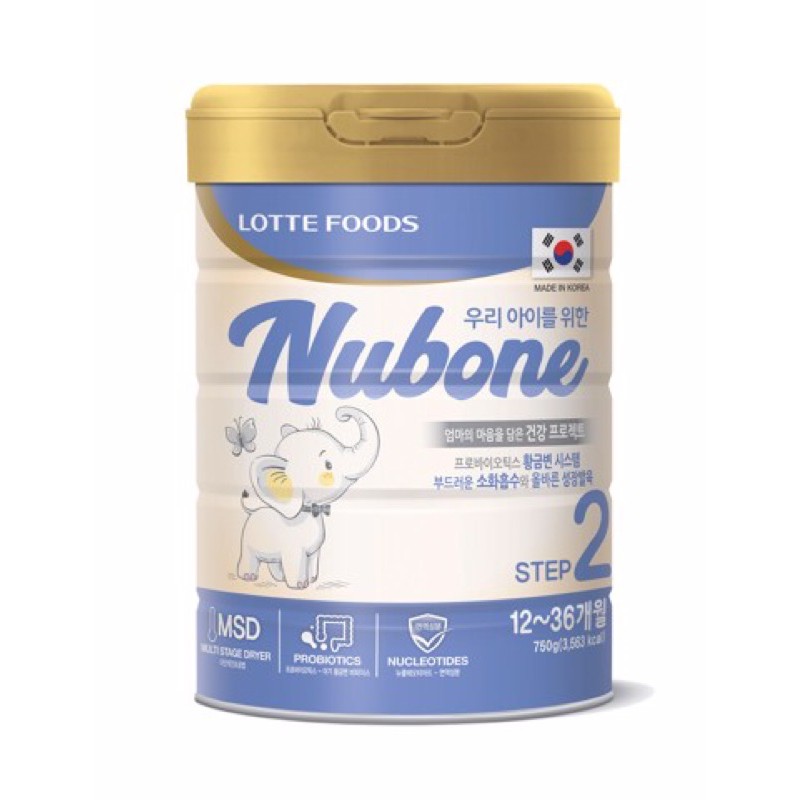 Sữa Nubone step 2 750g