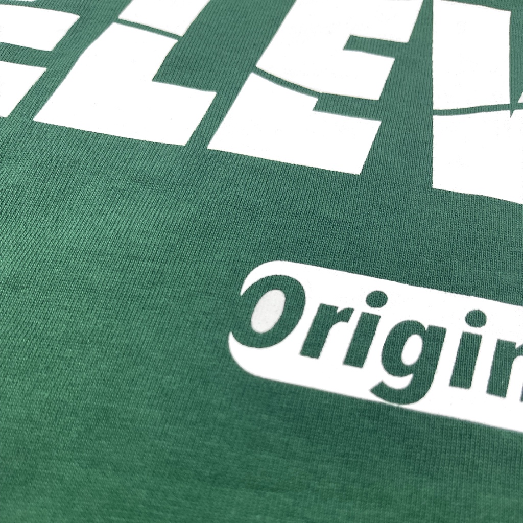 Áo thun Polo Unisex Eleven Original - Green  Logo EO in lụa