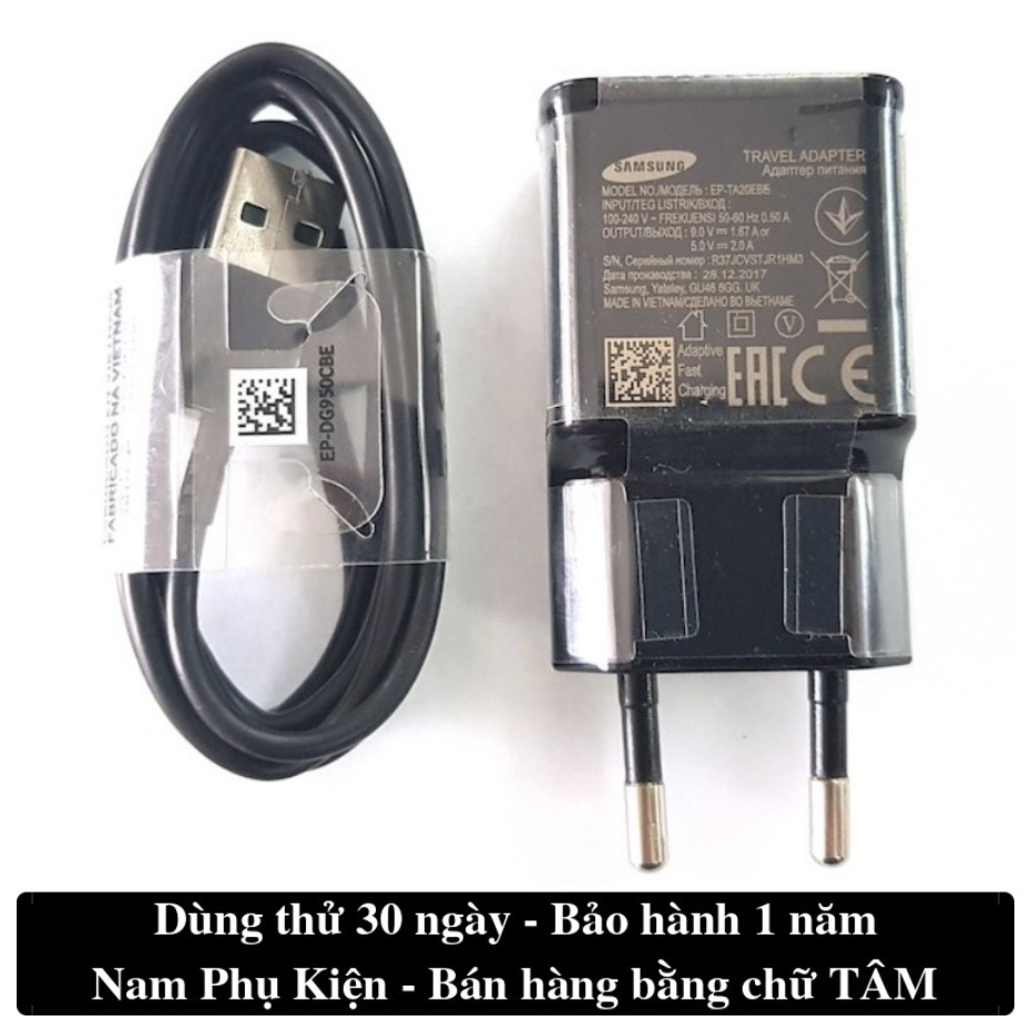 Sạc Điện Thoại Samsung🍁 Bộ Sạc SamSung Chính Hãng Cổng Type-C - Bảo hành 6 tháng