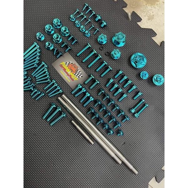 Ốc titanium GR5 satria raider sonic full xe như hình đã miêu tả satria raider ,sonic