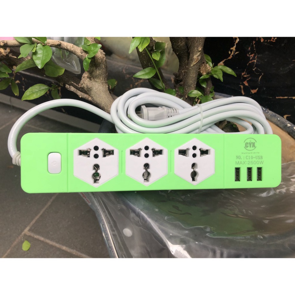 {Sale sốc} Ổ Cắm Điện Đa Năng CYX C10-USB