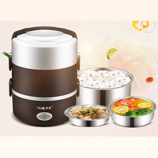 [RẺ VÔ ĐỊCH] Nồi Cơm Điện Mini 3 Tầng Đa Năng - Hâm Nóng