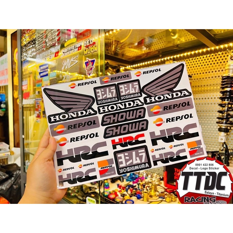 Tem Decal sticker set cánh chim hrc đủ mẫu ✌