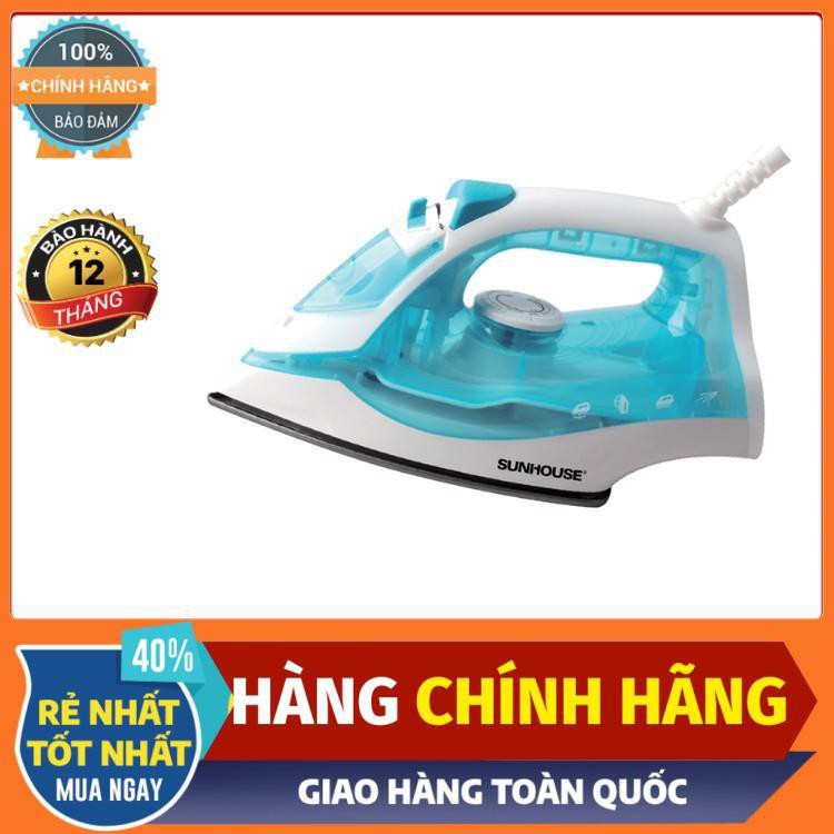 [ THAM RẺ THÌ ĐỪNG MUA ] Bàn Là Hơi Nước SUNHOUSE SHD2065 là mọi loại vải, 2 chế độ phun hơi và phun nước