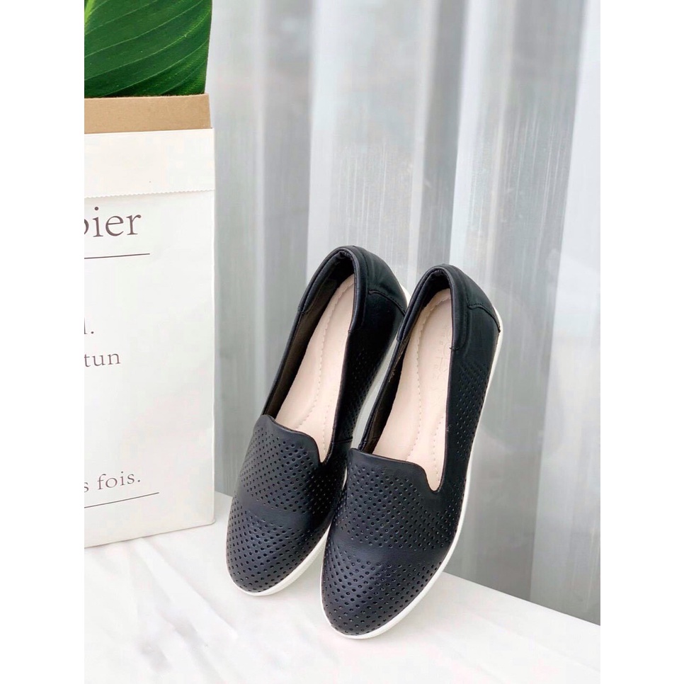 Giầy Bệt Slipon Nữ Da Thật Êm Và Mềm VNXK