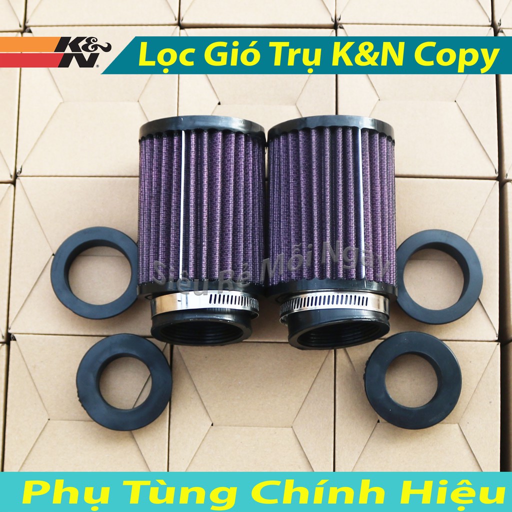 Lọc Gió Trụ K3 Độ cho Exciter, Winner, Sonic, Dream, Wave, Raider, Varrio, AirBlade, MSX
