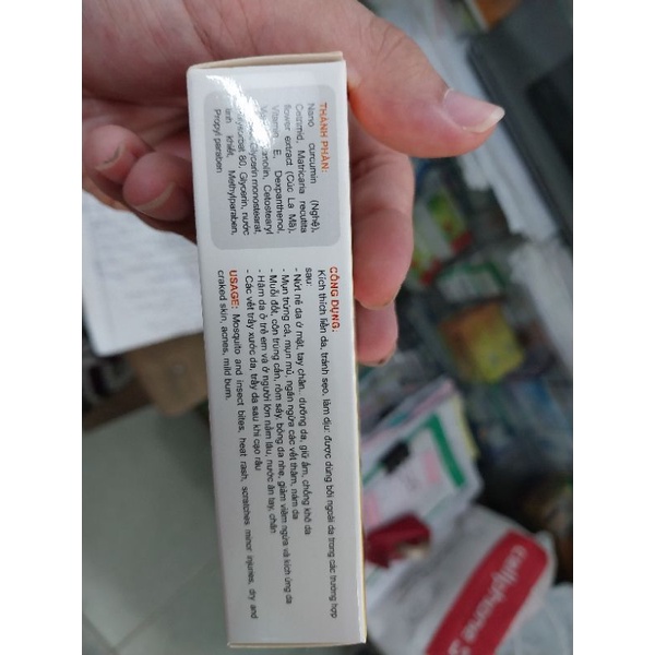 Kem bôi Celcumin  - Kích thích liền da, tránh sẹo