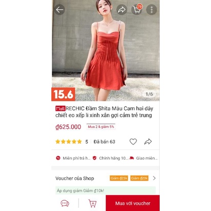 Đầm RECHIC Shita trắng size S