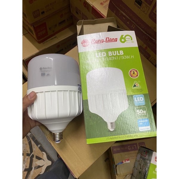 ✐✈Bóng đèn LED BULB Trụ Rạng Đông _ từ 20W đến 80w ánh sáng trắng và vàng