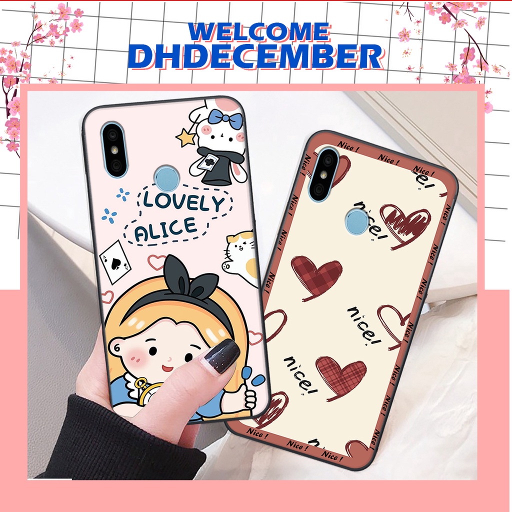 Ốp lưng Xiaomi REDMI 6 PRO / MI A2 LITE in hình nice ,good luck happy ốp xinh viền dẻo đẹp chất