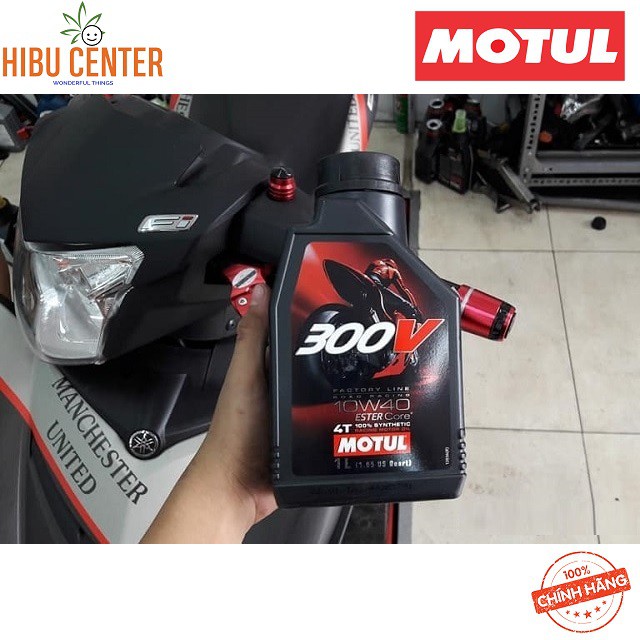 Dầu Nhớt Motul 300V Factory Line Road Racing 10W40 Doube Ester 1L 100% Tổng Hợp Chất Lượng Cao Dành Cho Xe Phân Khối Lớn