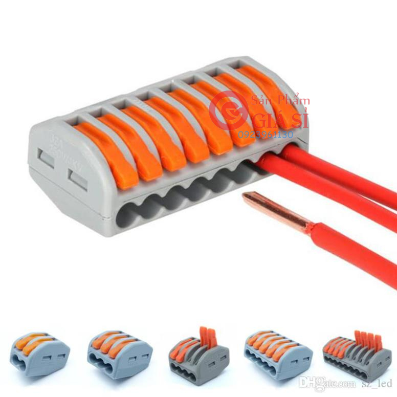 Cút nối dây điện nhanh PCT-213, chịu tải 32A Cút gộp dây điện 3, 4 , 5 sợi PCT-212 PCT-214 Chất lượng cao ❤️freeship❤️