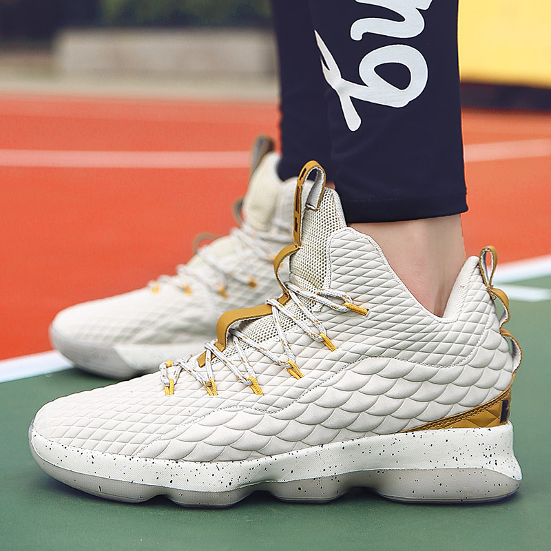 giày bóng rổ cổ cao nam nữ nba lebron james 15 indoor outdoor