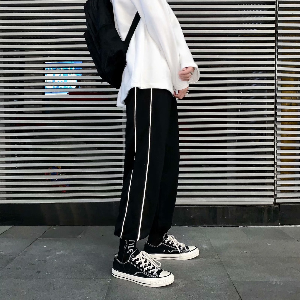 Men's trousers M-2XL personality and versatile wide leg pants