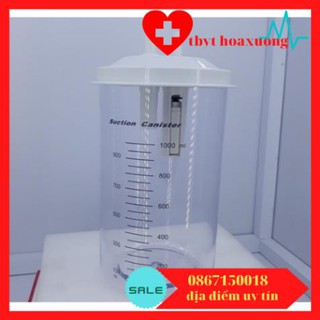 Bình đựng dịch 1000ml cho các loại máy hút dịch 1 bình