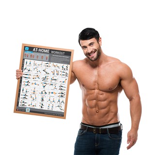 Tờ Poster Fitness At Home - Hỗ Trợ Tập GYM Tại Nhà Hiệu Quả