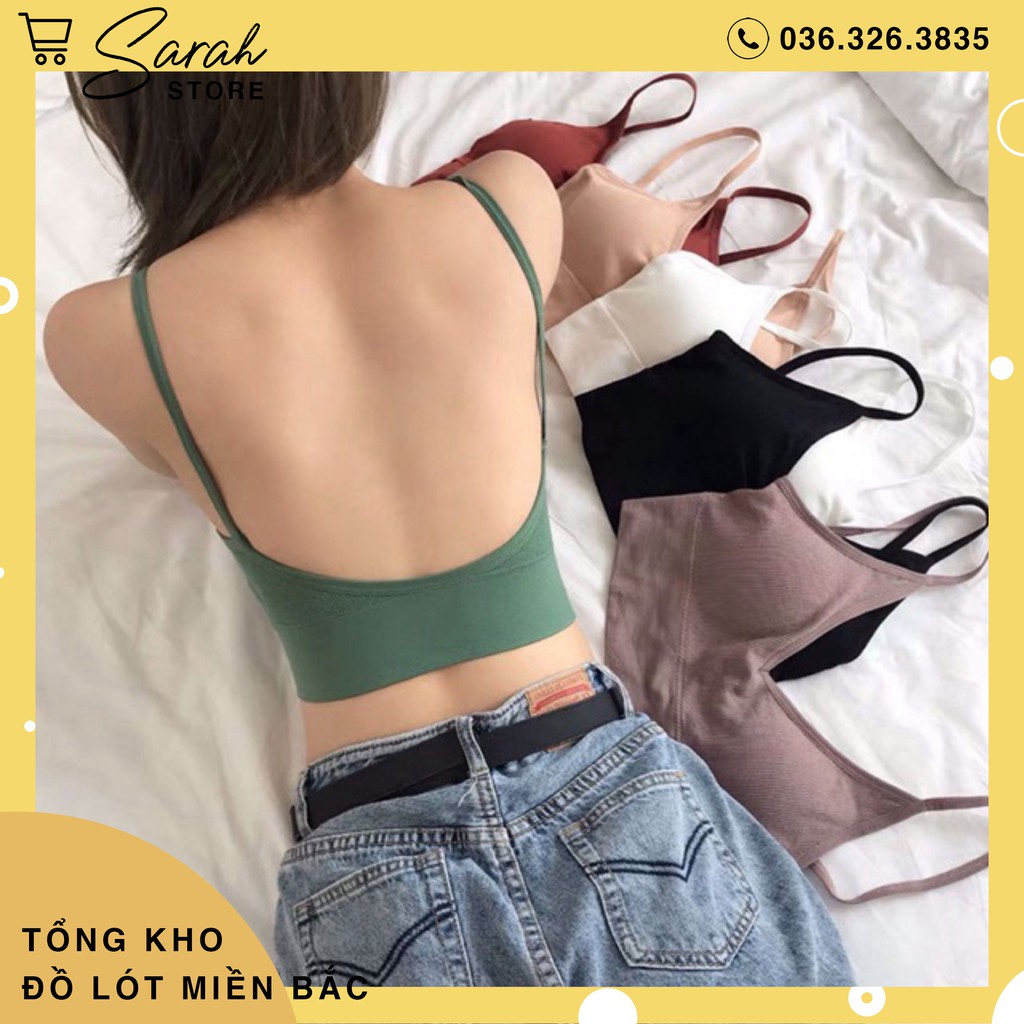 Áo bra len tăm hở lưng khoét lưng 367
