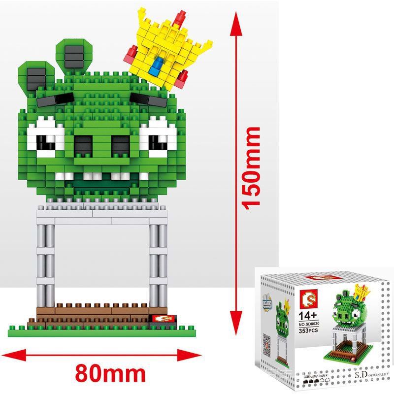 Bộ Đồ Chơi Lắp Ráp Angry Bird Sáng Tạo Cho Bé