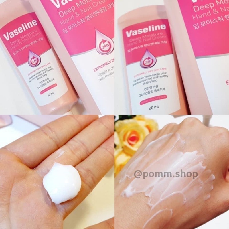 Kem dưỡng da tay và móng Vaseline Deep Moisture 60ml