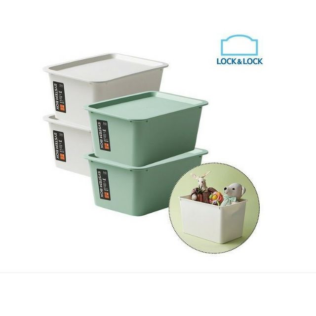 Thùng nhựa đựng đồ có nắp Lock&Lock COLOR SYSTEM BOX Size M-L