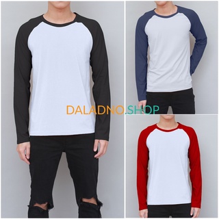 Max_13 I Áo thun nam Raglan dài tay COTTON 100% đủ size sẵn 26 màu - Daladno