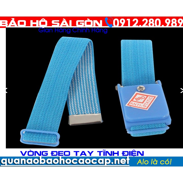 Combo 5 Vòng đeo tay chống tĩnh điện Leko - Màu xanh