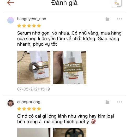 Serum chống lão hóa Balance Gold Collagen Serum 30ml