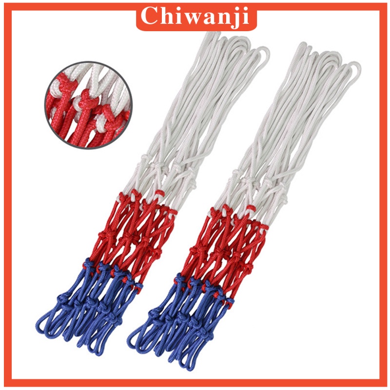 Set 2 Lưới Bóng Rổ 12 Vòng Bện Chất Lượng Cao