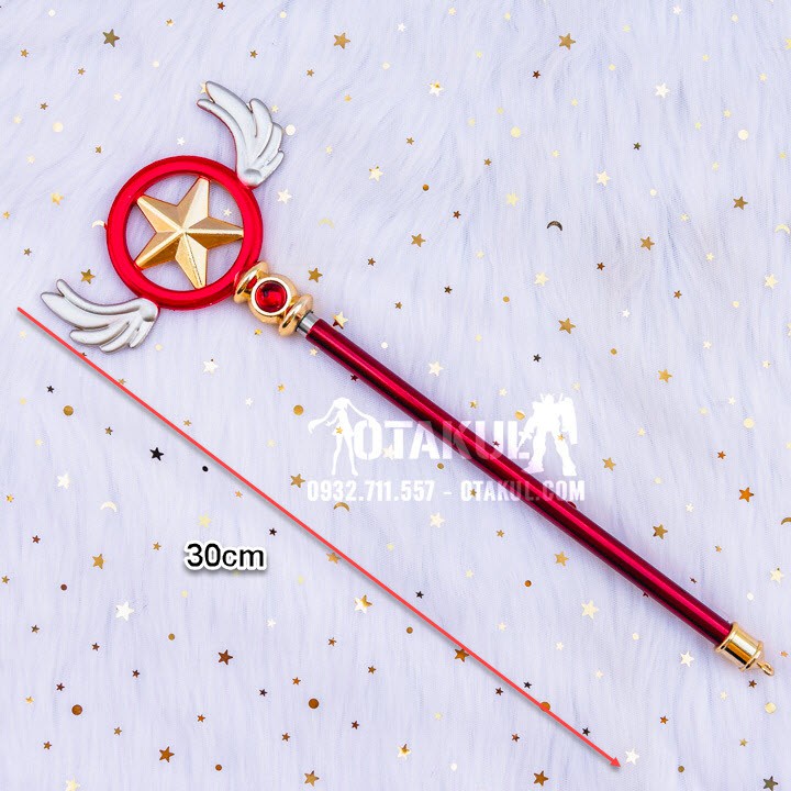 (Dài 50cm) Gậy Phép Thuật Ngôi Sao Vàng Sakura - Cardcaptor Sakura