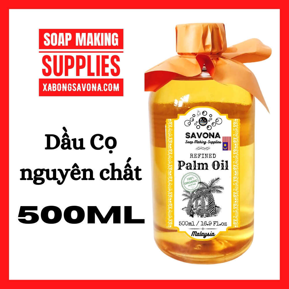 Dầu Cọ 500ml Làm Xà Phòng - Palm Oil 500ml SavonA