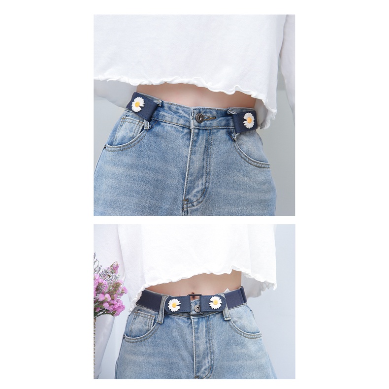 Thắt Lưng Không Đục Lỗ Co Giãn Thoải Mái Có Thể Điều Chỉnh