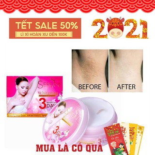 Kem giảm thâm nách Seren 3DAY - trắng da dưới nách,giúp sáng tông màu da và mịn da