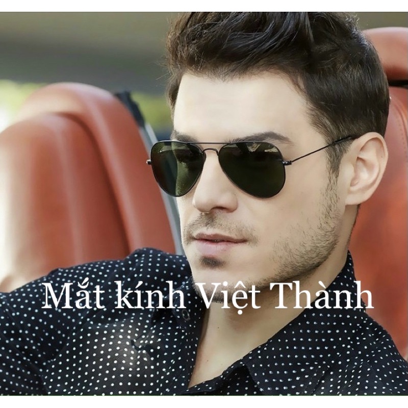 kính mát nam thời trang THUỶ TINH kính râm nam nữ đôi unisex mắt kính chống trầy xước