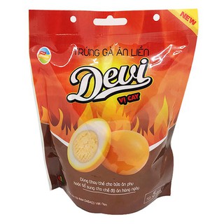 E - Trứng Gà Ăn Liền Devi Vị Cay Túi 5 Trứng 200G
