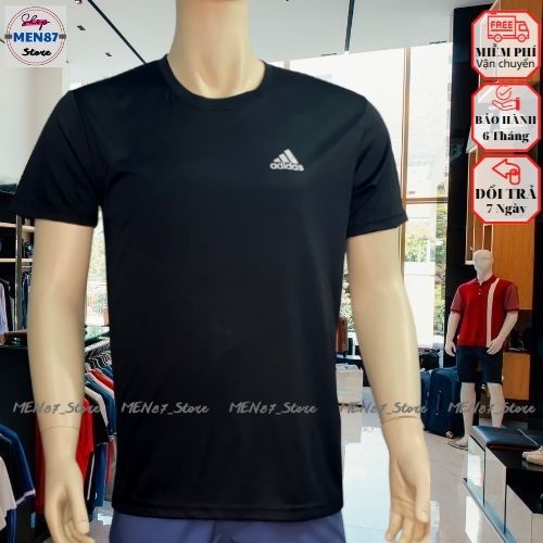 Big Sale Áo Thun Nam Thể Thao⚡GIÁ RẺ⚡Cổ Tròn Tay Ngắn Logo Thời Trang MEN87_Store
