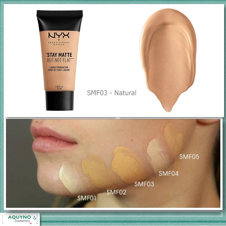 Kem Nền Kiềm Dầu NYX Stay Matte But Not Flat Liquid Foundation | BigBuy360 - bigbuy360.vn