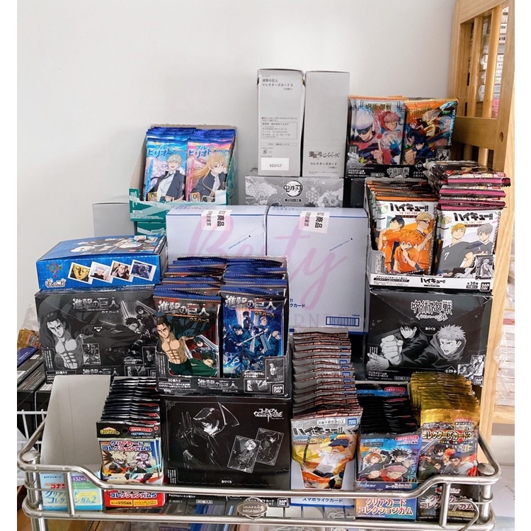 FULL BOX Card nhân phẩm Anime - Box thẻ random đủ loại các bộ Anime