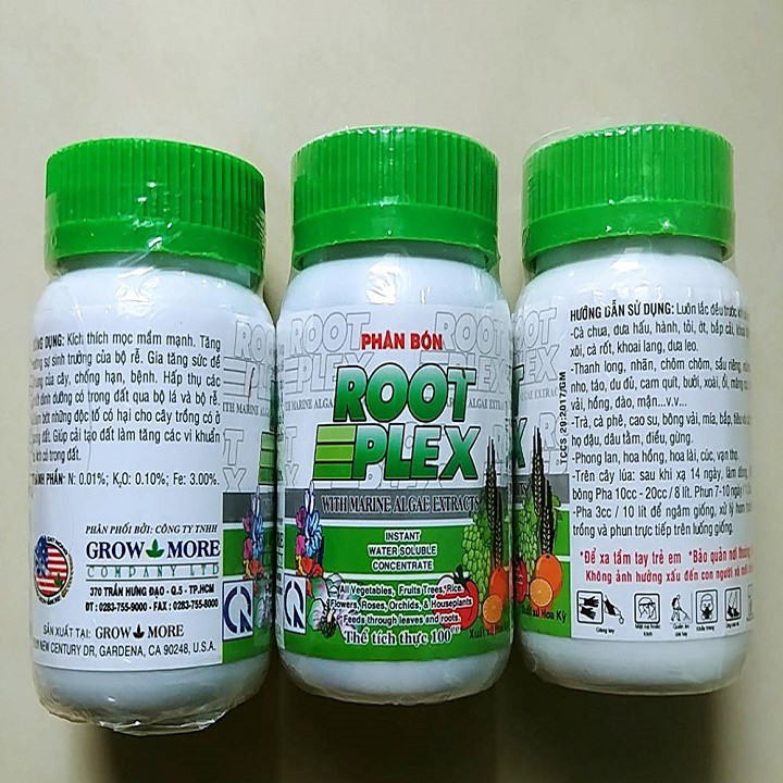 Phân bón lá hữu cơ Root Plex chai 100ml