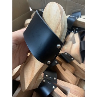 guốc mộc có đế cao su