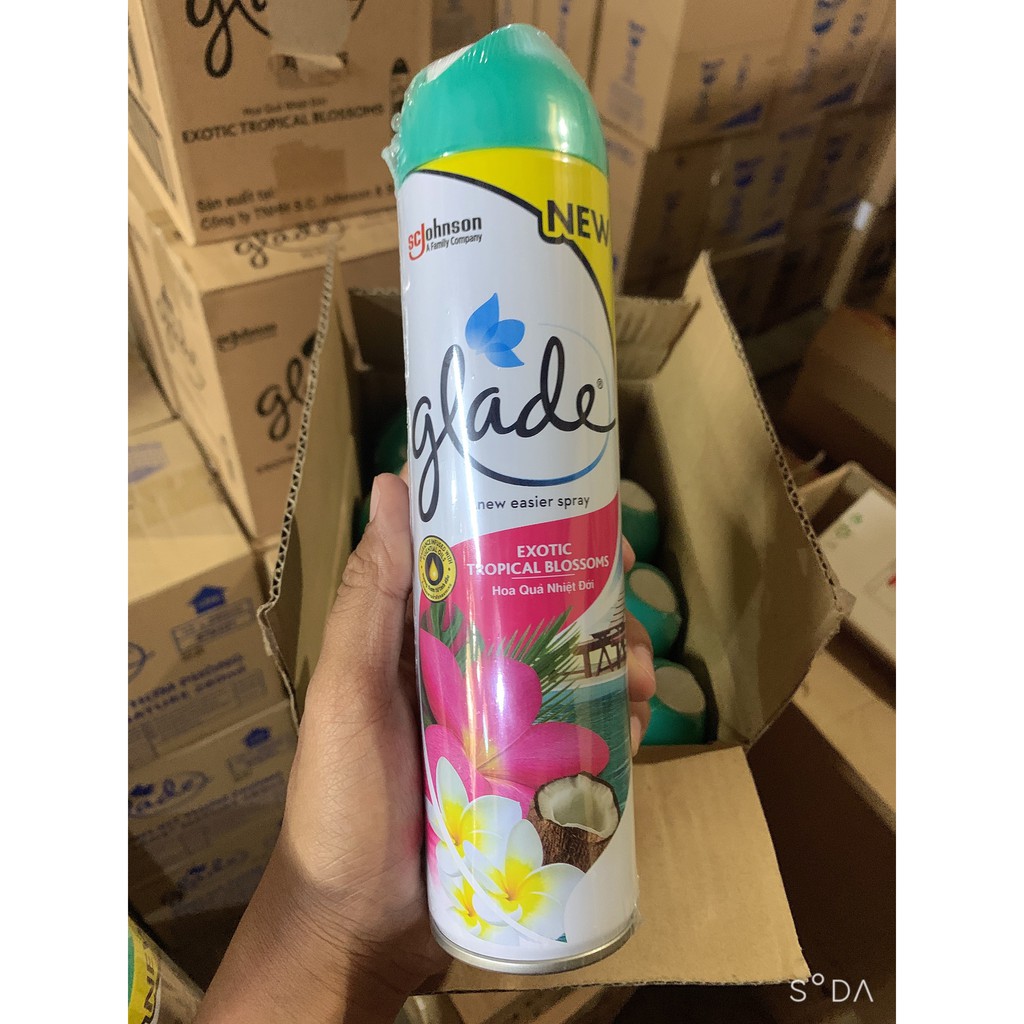 Xịt phòng Glade hương hoa quả nhiệt đới 280ml DKSH