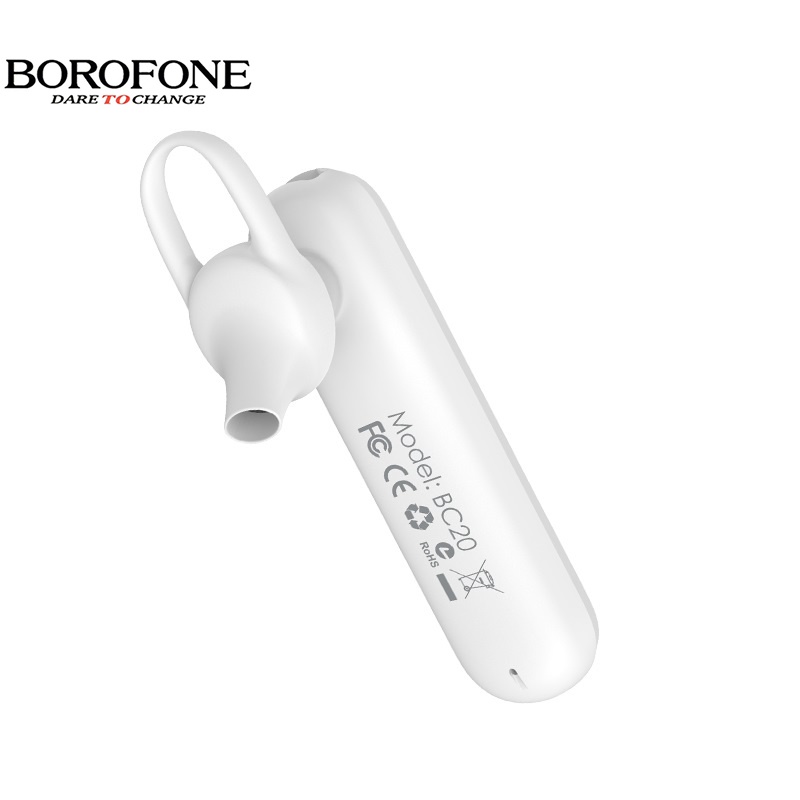 Tai nghe nhét tai bluetooth BOROFONE BC20 chống ồn, không dây, nghe nhạc đàm thoại 4 tiếng - Chính hãng